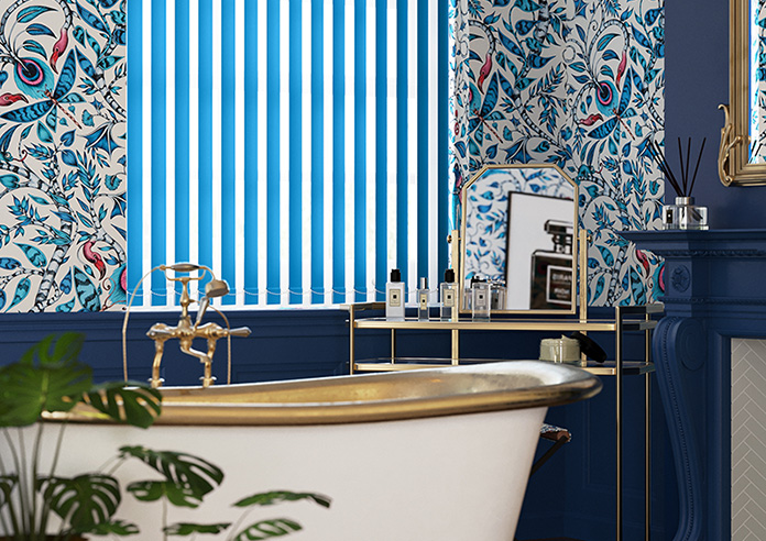Trinity (FR Blackout), Cerulean - Vertical Blind - Image 5